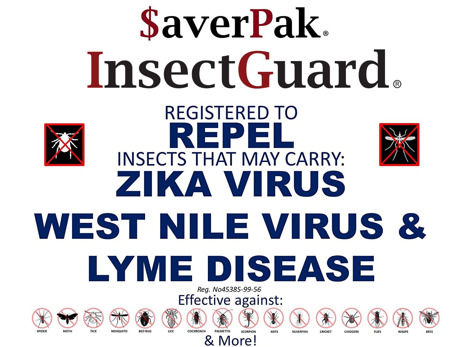 $averPak InsectGuard Permethrin Mosquitoes, Ticks and Flies Repellent & Insecticide Pump Spray (6oz) 2 Pack