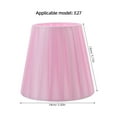 thumbnail image 2 of Minkissy replacement lamp shade Lampshade Cloth Pink 1Pack for Desk Lamp Cover, 2 of 5
