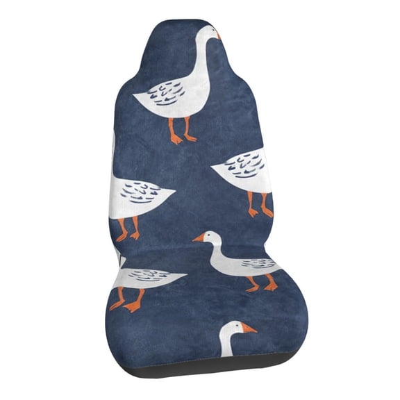Goose Cute Animal Car Seat Covers Stretch Car Seat Protectors Universal Fit