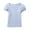 C-2755Blue, variant on Soft Girls Short Sleeve T Shirt Cute Puff Sleeve Tops Comfortable Casual Tee For Toddler Kids Soft Wear, 13-14 Years