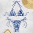 thumbnail image 2 of CONZONE Womens Bikini Sets 2 Peice Swimsuits for Women High Waisted Floral Graphic Lightweight Summer Beach Bathing Suits, 2 of 6