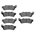 thumbnail image 1 of KMG Front + Rear Brake Pads Compatible with 2002-2008 Honda VTX 1800 C C1 C2 C3 - Non-Metallic Organic NAO Brake Pads Set, 1 of 4