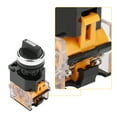 thumbnail image 4 of LA38-20X3 High-Quality 3-Position Rotary Selector Switch with Self-Locking Function for Electromagnetic Starters and Relays, 1 NC + 2 NO Contact Type, Durable Plastic/Metal Construction, 220/380V, 4 of 6
