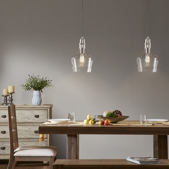 Madison Park Transitional Pendant with Silver Finish MP151-0199