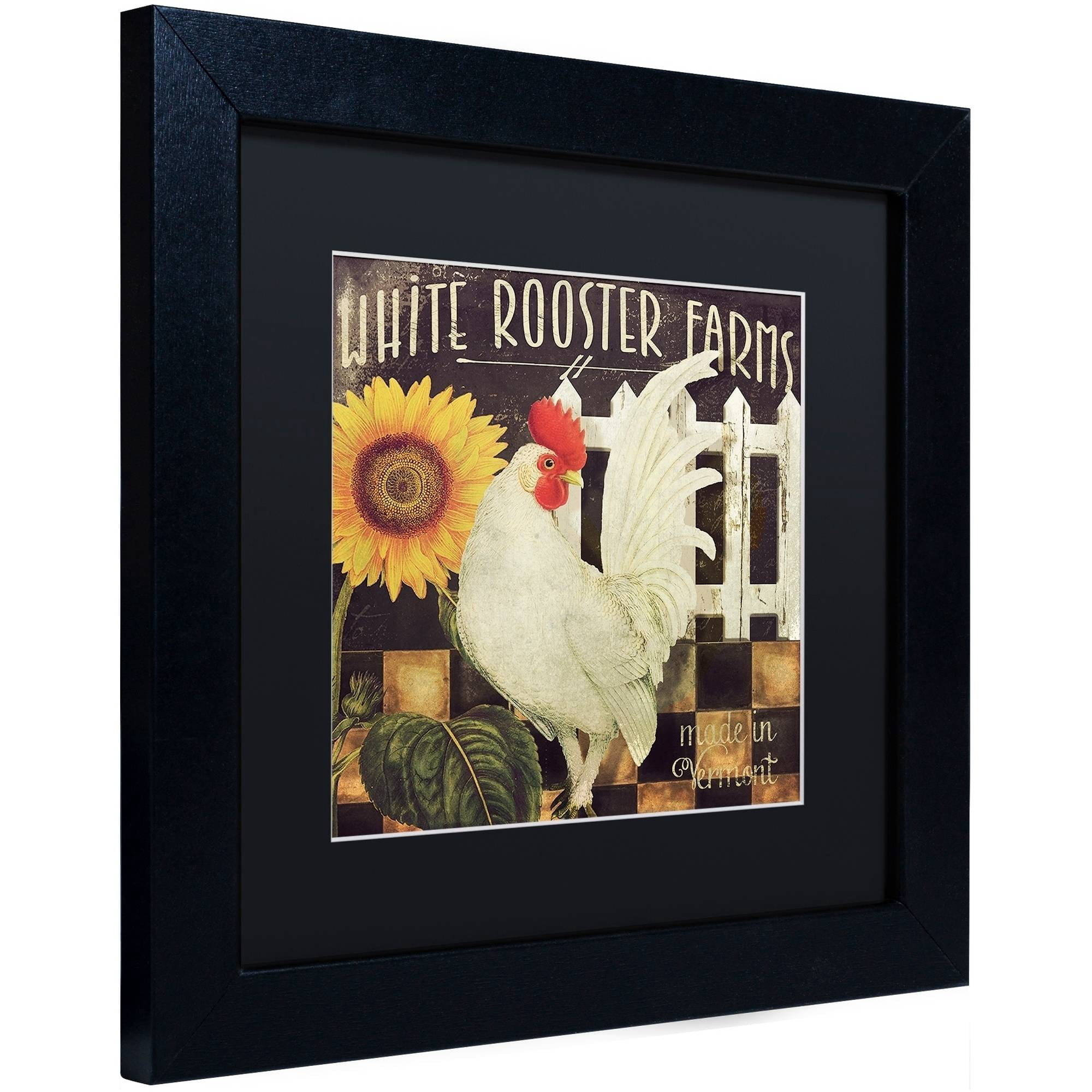 Trademark Fine Art "Vermont Farms I" Canvas Art by Color Bakery Black Matte, Black Frame