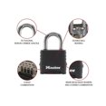 thumbnail image 4 of Master Lock Excell 4-digit Black Finish Combination 50mm Padlock, 4 of 6