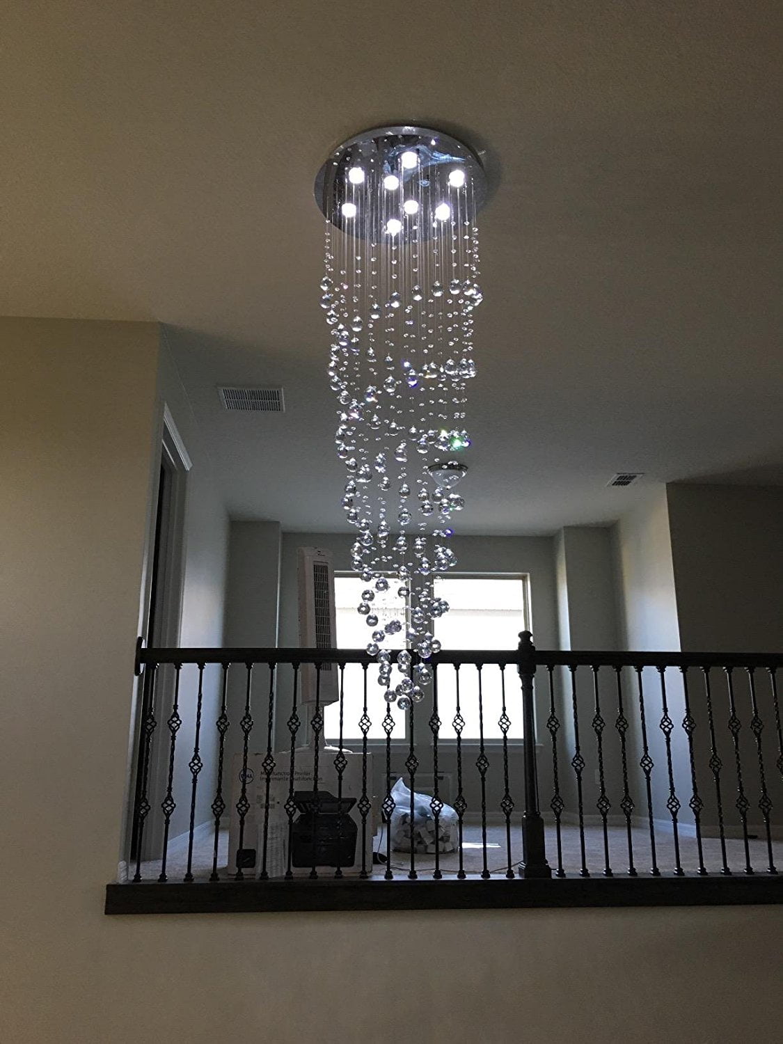 Saint Mossi Modern K9 Crystal Raindrop Chandelier Lighting Flush Saint Mossi Modern K9 Crystal Raindrop Chandelier Lighting Flush Mount Led Ceiling Light Fixture Pendant Lamp For Dining Room Bathroom Bedroom Livingroom