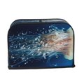 Pofeuu White Jellyfish Dansing in the Ocean Print Universal Two Slice