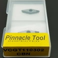 thumbnail image 1 of 2PCS VCMT1604/1103 PCD/CBN Tipped Turning Insert CNC Lathe Cutter, 1 of 10
