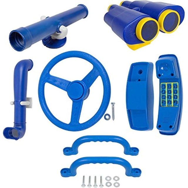 Swing Set Stuff Deluxe Accessories Kit SSS Logo Sticker Playground, Blue