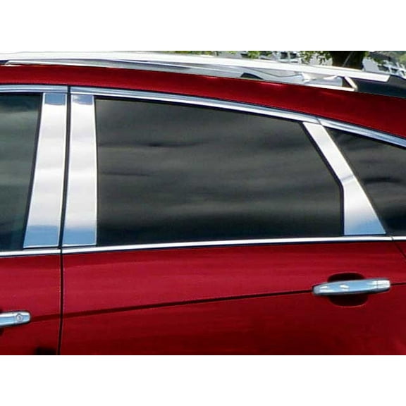 Stainless Steel Pillar Trim 6Pc Fits 2010-2016 Cadillac SRX PP50261 QAA