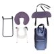 thumbnail image 2 of Reposacabezas de masaje ergonómico, accesorio de cama, soporte de almohada con cuna facial ajustable Violeta, 2 of 9
