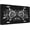 Rose 4, variant on Car Front License Plate with Easy Mounting Design, Decorative Auto Tag, Aluminum, 4-Hole, 6 x 12 Inch, Universal Fit
