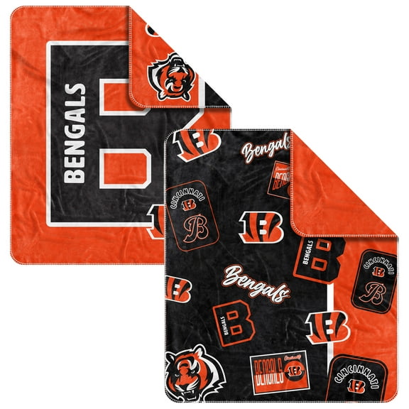 Cincinnati Bengals 50- x 60- Dream Weave Throw Blanket