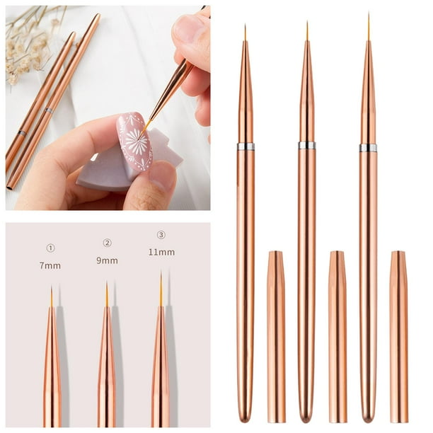 Pinceles para uñas Macarena piezas mm mm 11 mm Bodega