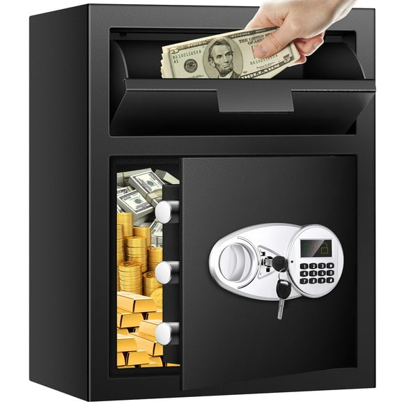 Caja fuerte Depository Safe Thmosz de 2,2 pies cúbicos para negocios con ranura