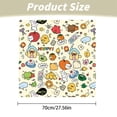 thumbnail image 6 of Woahu Cat Grooming Wrap,Cat Grooming Supplies for Cutting Nails,Cat Restraint for Nail Clipping To Anti-Scratch/Runaway/Bitten, Cat Swaddle Wrap for Calming & Holding Cat (L 45*45Cm-Graffiti), 6 of 7