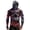 Vermilion, variant on Sun Hoodie for Men with Thumbholes Long Sleeve Skull Hooded Tee Lightweight Tops with Hood for Outdoor Hiking, Swimming and Running