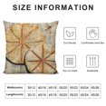 thumbnail image 5 of YINGXI Coastal Ocean Series Throw Pillow Covers Cushion Sea Decor Cotton Linen Throw Pillow Cushion Cover for Sofa Bedding,Retro Wood () 24x24in, 5 of 5