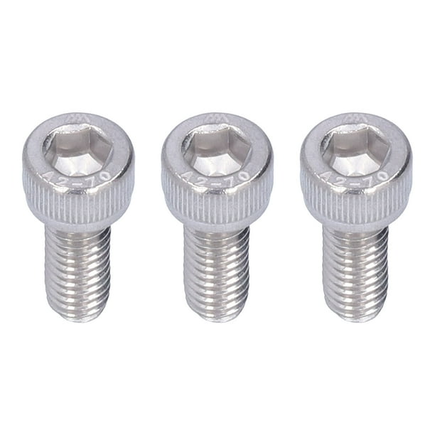 Perno De Cabeza Hexagonal, 30 Piezas Tornillo De Cabeza Hueca De Acero Inoxidable A2-70 Para Trabajos De Bricolaje Para La Construcción Para La Industria Automotriz Para