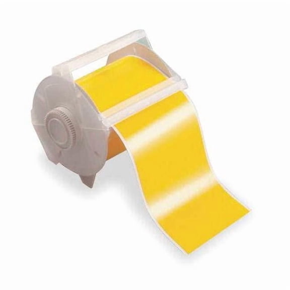 Brady Label Tape Cartridge, Yellow, Labels/Roll: Continuous 113117