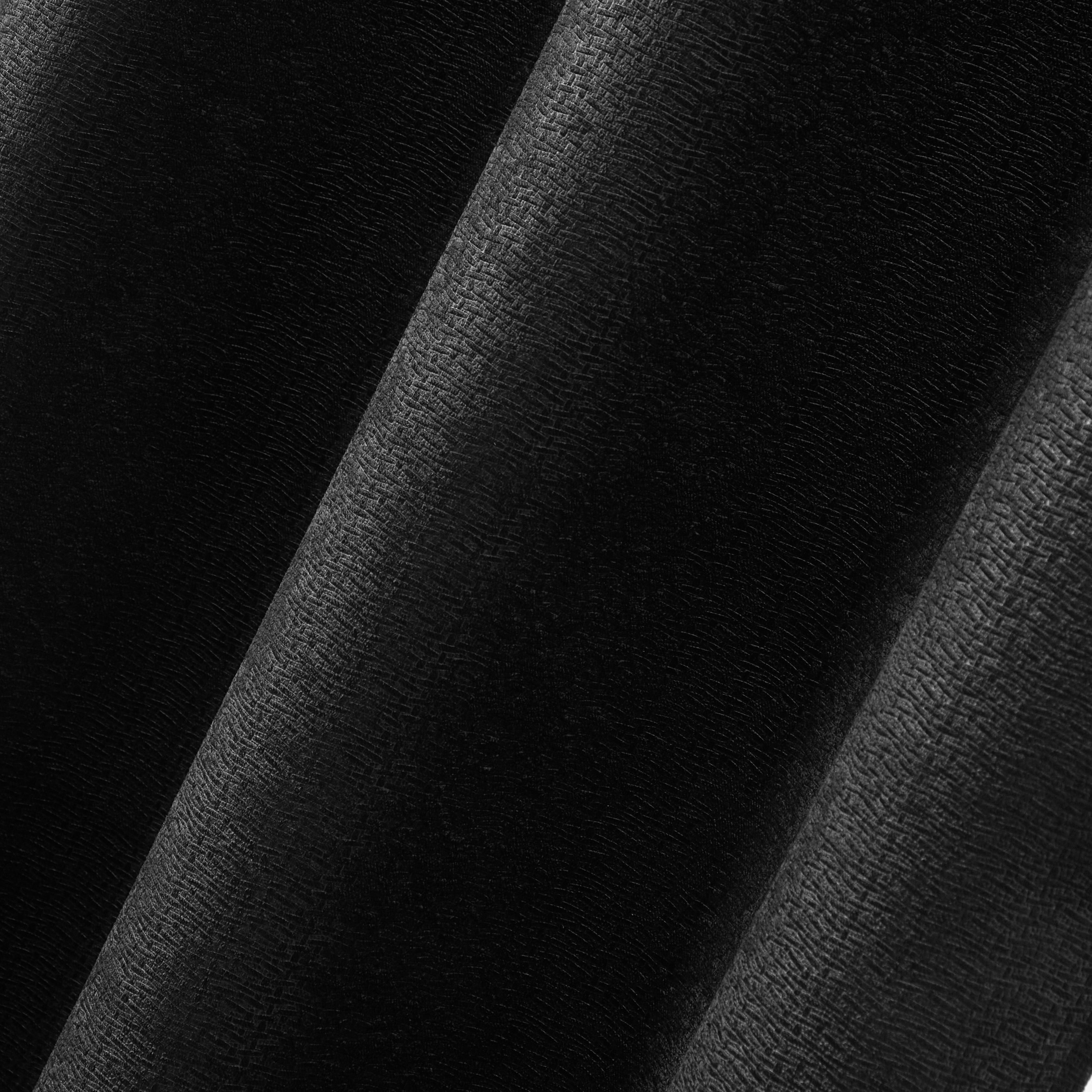 Mainstays 4 of a Kind Blackout Curtain Panels, Set of 4, Black, 28" W x 95" L