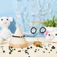thumbnail image 2 of 1380 piezas de cuentas de plástico para manualidades, 5 tamaños, ojos redondos negros para hacer pulseras, bisutería y amigurumi (ganchillo)., 2 of 7