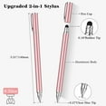 Digiroot Stylus Pens for Touch Screens, 2024 Upgraded 2 in 1 High