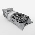 thumbnail image 3 of Ambesonne Japanese Bedding Set 4 Pcs, Ying Yang Black White, Queen, Black White, 3 of 3