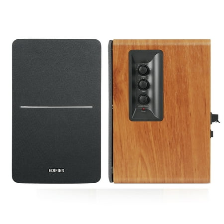 Edifier - R1280DBs Powered Bluetooth Computer Speakers, Bookshelf Speakers - 42W RMS - Soundfield Spacializer - Studio Monitors - Wood