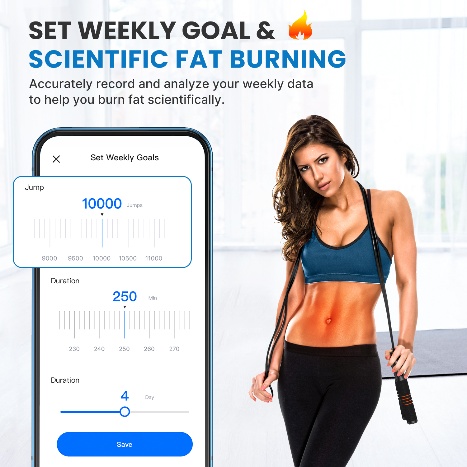 Renpho Smart Jump Rope with App Data Analysis photo 6