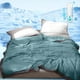 thumbnail image 2 of Manta fresca de verano para dormir bien en calor | Manta refrescante de hielo para cama, sofá, oficina y viaje | Algodón suave, ligero y transpirable con spandex | Gris claro | 39x55 in | Alivio del, 2 of 9