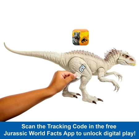 マテル ジュラシックワールド(JURASSIC WORLD) スーパーアクション! ひかる インドミナス・レックス