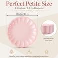 thumbnail image 2 of XISELI 60 Pcs Mini Cupcake Plates Pink Dessert Plates 3.5 Inch Scalloped Edge Mini Paper Baking Dessert Dish for Baking Party Wedding Baby Shower Birthday Party, Pink, 2 of 7