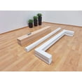 thumbnail image 5 of Base Para Cama Matrimonial Muebles GM Tradicional Desarmable Madera de Pino Con Laca Color Blanco, 5 of 5