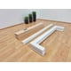 thumbnail image 5 of Base Para Cama Matrimonial Muebles GM Tradicional Desarmable Madera de Pino Con Laca Color Blanco, 5 of 5