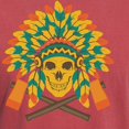 thumbnail image 3 of CafePress - Native Skull Headdress T Shirt - Mens Comfort Colors Shirt, 3 of 5