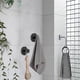 thumbnail image 4 of Roha Suction Cup Hooks 2Pack Towel Holder, Extra Strong, Black For Shower And Bathroom, Versatile 2.0, 4 of 5