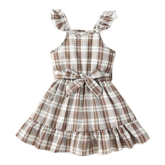 Robe Fillette Robe Tutu Robe d'Anniversaire pour Filles Robe d'Été Robe de Princesse Robes pour Fillettes 2-3 Ans