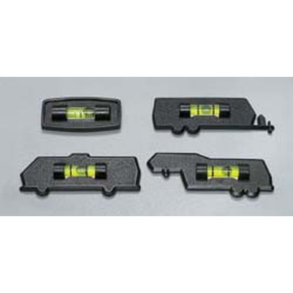 Prime Products 28-0113 Black Stick-On Fifth Wheel Level Pair