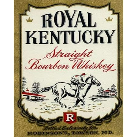 Royal Kentucky Straight Bourbon Whiskey Poster Print by Vintage Booze