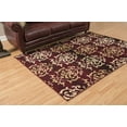 thumbnail image 2 of United Weavers Plaza Georgina Accent Rug, Medallion Pattern, Burgundy, 1'11" X 3'3", 2 of 6
