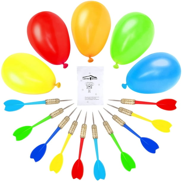 Globos de dardos LoveStown de Carnival Games, 500 unidades con 10 dardos