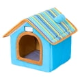 thumbnail image 2 of Portable Winter Pet Bed House, Removable Washable Cat House, Classical and Fashionable Design, Suitable for Dogs and Cats, Durable and Long Lasting, 2 of 7