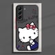 thumbnail image 5 of Bonita funda translúcida esmerilada de Hello kitty para Samsung Galaxy A91, A81, A71S, A53, A04S, A14, A13, A12, 5 of 5
