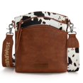 thumbnail image 1 of Bolso cruzado Montana West con estampado de vaca de piel vegana para mujer, 1 of 6