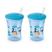 NUK Evolution Straw Cup, 8 oz, 2-Pack