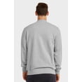 thumbnail image 2 of 247 Frenzy FJ2150-HGY-SM Mens Knocker Cotton Blend Terry Classic Bomber Jacket, Heather Gray - Small, 2 of 4