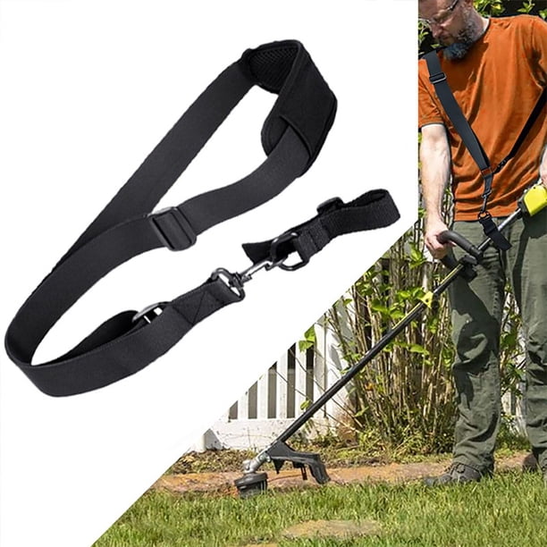 Correa de hombro ajustable de nailon para cortacéspedes y desbrozadoras | Ajuste universal, hebilla metálica, 120 cm x 5 cm