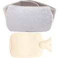 thumbnail image 1 of Shisuyan 1 Set Reliable Hot Water Bottle with Plush Heating Pad Indoor Use Light Grey, 1 of 8
